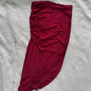 Windsor Burgundy Stretch Skirt